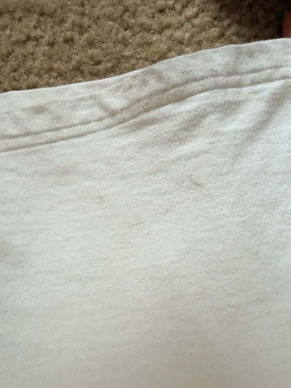 BCBGMAXAZRIA White Rainbow Stripe Rhinestone Logo Sweatpants Size S - Picture 8 of 9